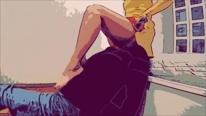 Ava Krass - His nose is in my ass, and I'm in a beautiful yellow dress