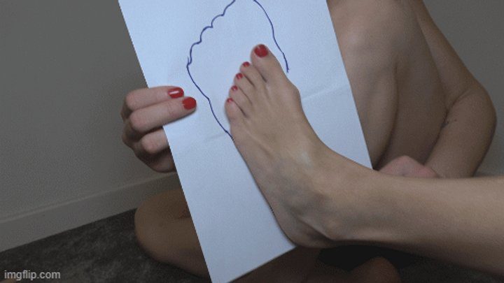Grateful For You - comparing and measuring the larger and smaller soles