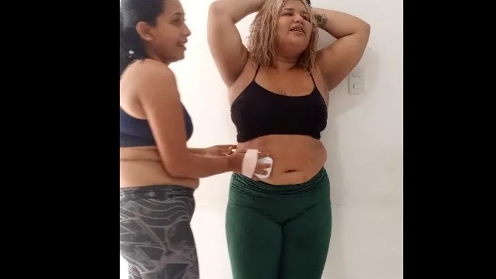 Tickling Touch - Revenge Upper body tickling Maria: Abdomen, Navel and Armpits