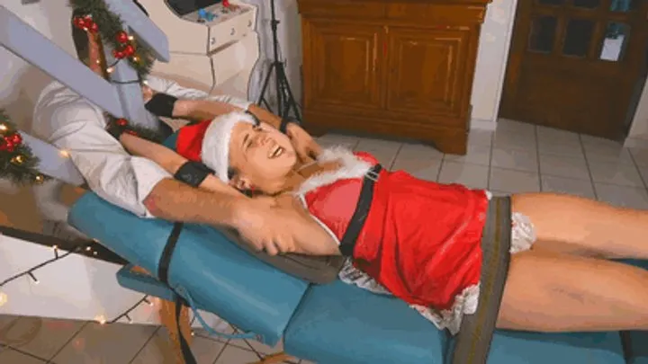 Tickle Frenchtickling  Store - SANTA'S DAUGHTER MIA IS TICKLED TO HELL ON THE TABLE : PUNISHMENT 02 - FULL HD MP4