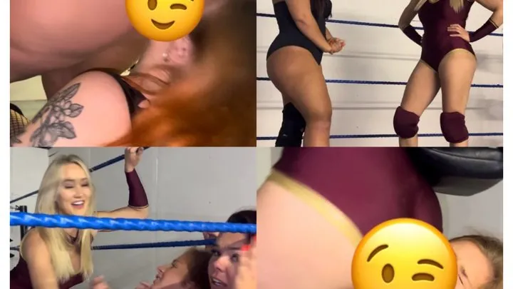 Power Girls Pro Wrestling - ultimate stinkface and ass smother