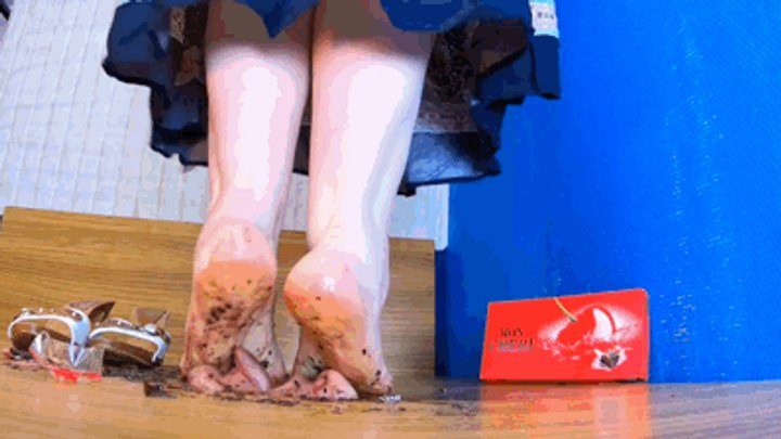 Cruel Claudia - CC - Delicious chocolate under dirty feet