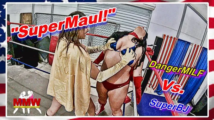 Modest Moms Wrestling - SuperMaul!