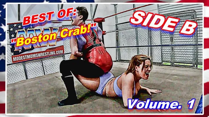 Modest Moms Wrestling - BEST OF: Boston Crab! - Volume 1 Side B