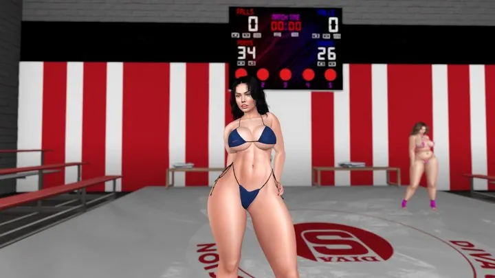 Nicolewrestles - Ultimate Submission Female Wrestling and Sexfight: Zafina takes on Victoria HD