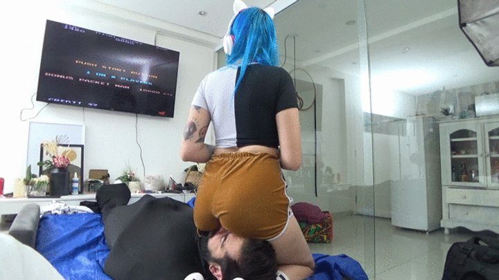 Goddess Scarlet White - GANE PLAY AND SITTING BY PENELOPE PINK AND DANIEL SANTIAGO CAM BY DANI FULL HD