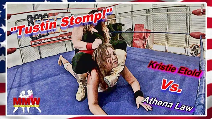 Modest Moms Wrestling - The Tustin Stomp! WMV