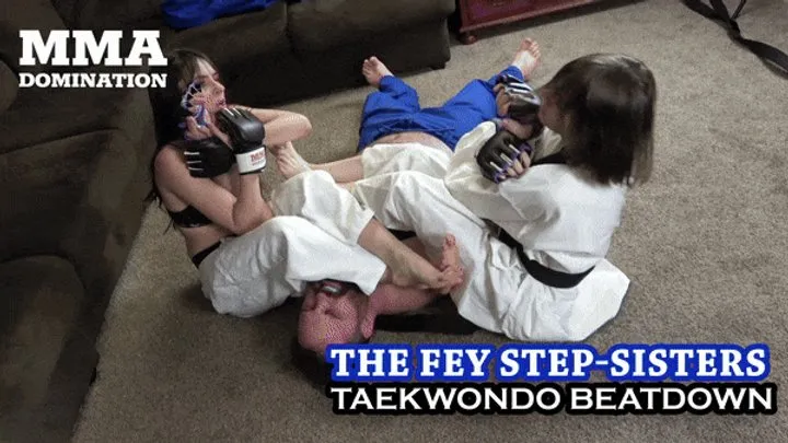 Mma Domination - The Fey Step-Sisters Taekwondo Beatdown 1080 HD WMV