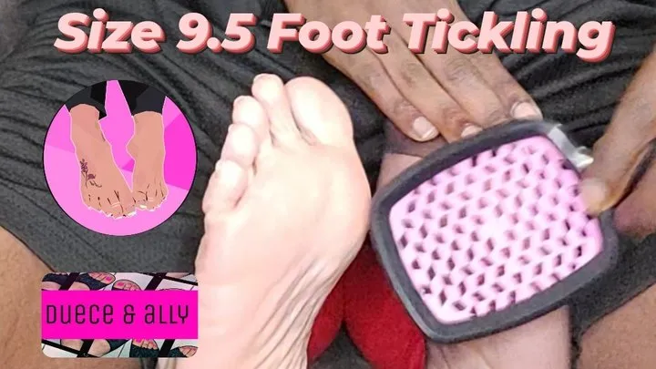 Duece And Ally Ballbusting - Size 9 Foot Tickling
