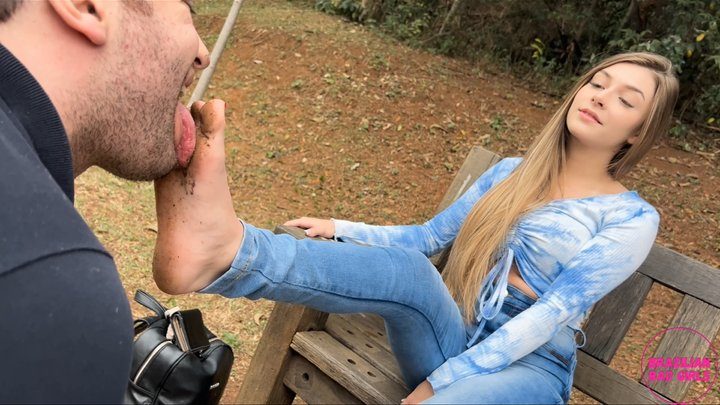 Brazilian Bad Girls - Lick my dirty feet slave! I am Princess Sophia - FULL 4K 3840x2160
