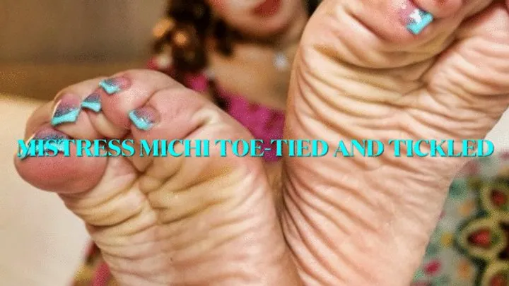 The Devils Footstool - Mistress Michi Toe-Tied and Tickled
