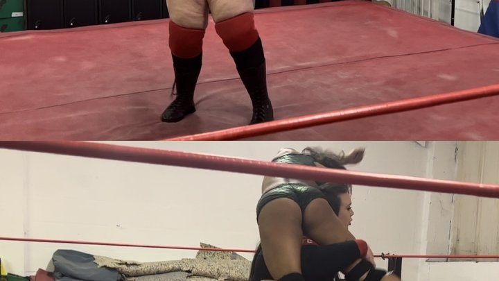 Nadia Sapphire - Giantess vs toned wrestler