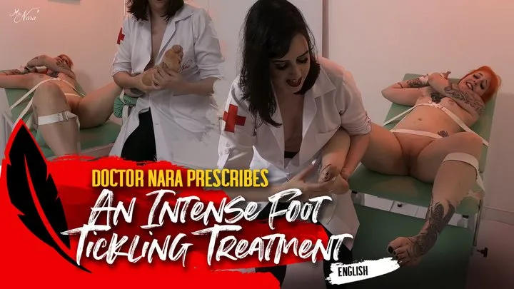 Mistress Nara Neveu - Doctor Nara bound and introduce Mel Fire to tickling treatment (1080 EN-sub)