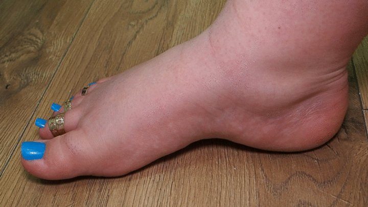 Anastasia Gree Clip Store - #1 Blue gel on bbw's feet (No talking)