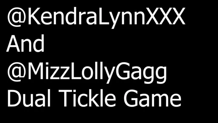 Es-sy Concepts - @MizzLollyGagg and @KendraLynnXXX - Dual tickle game (WMV)