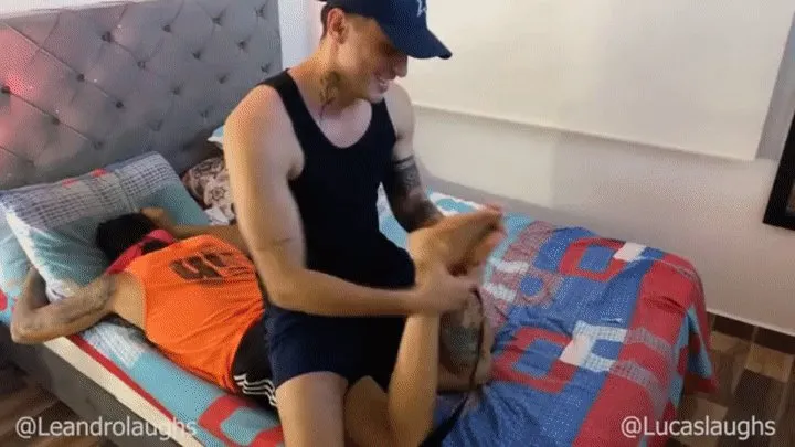 Ticklish Colombian Guys - I enjoy my straight roommate in my bed - Part 2