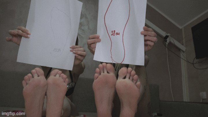 Judas Mistress - footprint 28cm vs footprint 19cm