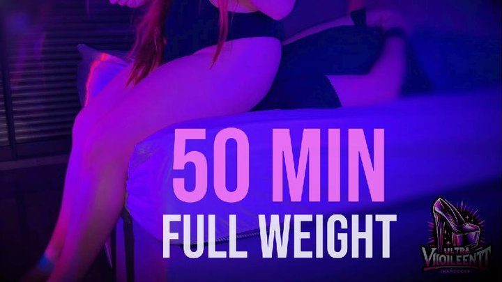 Ultra Viiolleentt - CUSTOM - 50 MINUTES OF QUALITY TIME WITH MY SLAVE (HD) - Full weight juicy BBW face sitting more than 45 minutes on his face without touch the floor - Air Control training