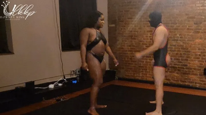 Hoodmans Hijinks - Queen Melanin Mixed Wrestling Strong Woman