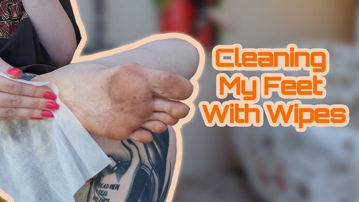 The Eleanor Store - Cleaning My Feet With Wipes