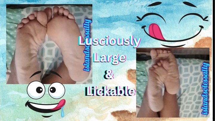 Sweet Sally's Sexy Soles - Big Bare Begging