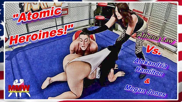 Modest Moms Wrestling - Atomic Heroines! WMV