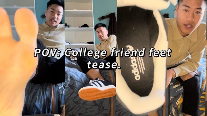 Findomjerry - POV: You pretend you dont like feet but tease you with them