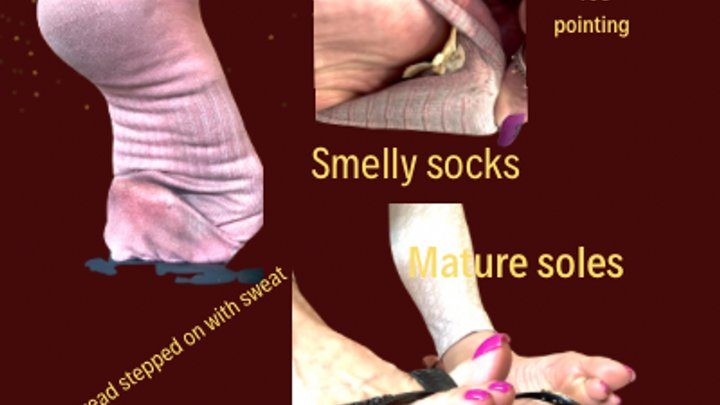 Bellashighheels - The Surprise in the Empress Bella sweaty workout sock Part1