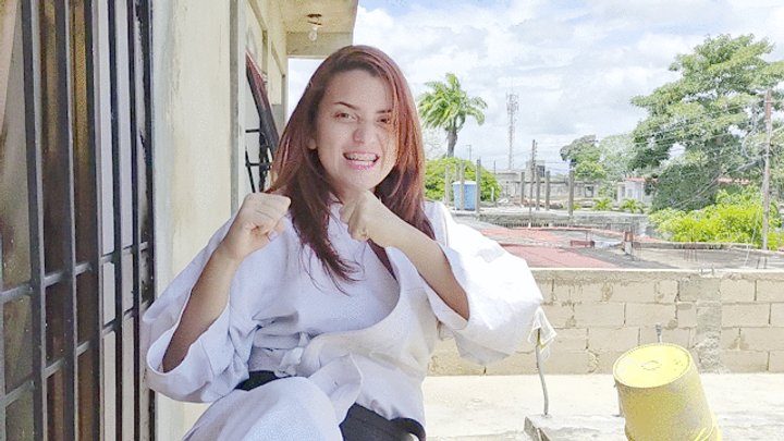 Martialartscouple - kicks point of view lady kenpo