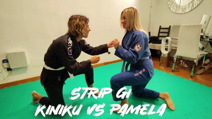 Competitive Wrestling Club - Strip Kimono! Pamela vs Kiniku
