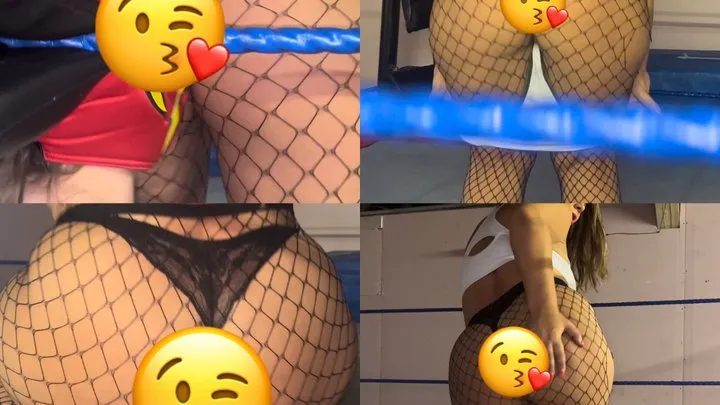 Nadia Sapphire - thong facesitting, farting, stinkfaces and ass cheek spreading