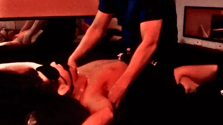 Nathan Justice - College Bro Tanner Gets Intense Tickle Milking Spread-Eagle On The Bed (Part 3)