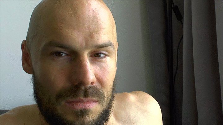 Male Foot Video - Bald & Muscular Guy Showing Off His Sexy Body, Sneakers & Feet (MP4)