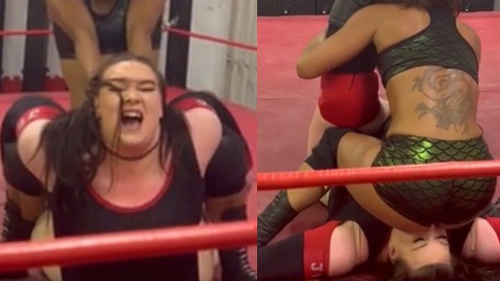 Power Girls Pro Wrestling - Hard hitting female wrestling match