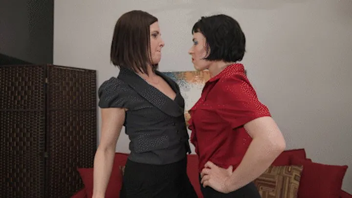 Fetishlands Fight Night - Nylon- On- Nylon Showdown at The Office Floor 4K