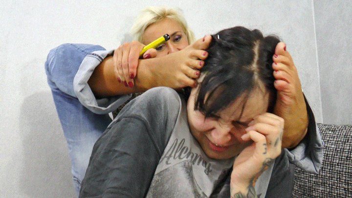 Boss Girls - Mistress Roxana - Stinky foot humiliation - small version