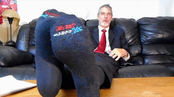 Mean Feet Fetish - Mean Boss Demands Socks Worship - Richard Lennox - MP4 1080 - Remaster
