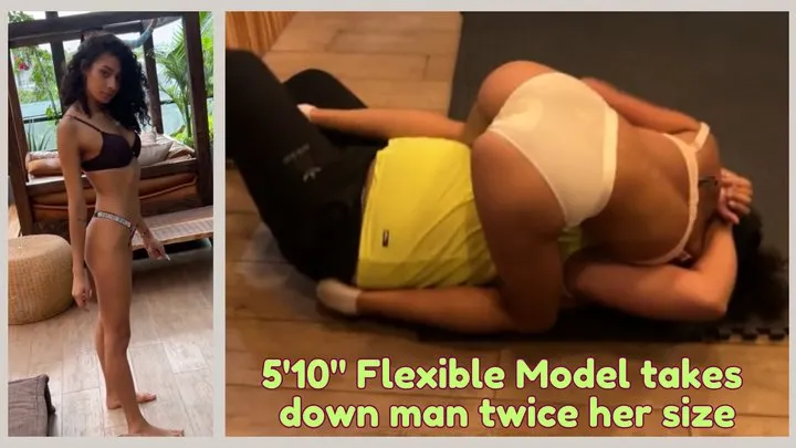 Kink Sports - Tall Flexible Sarah vs Big Pablo in Competitive Underground Match