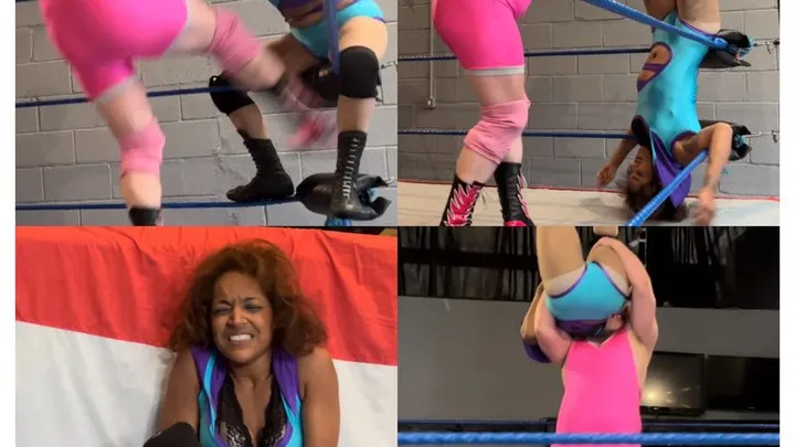 Power Girls Pro Wrestling - Man dominates woman