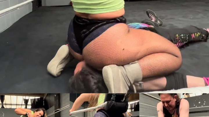 Power Girls Pro Wrestling - Competitive mixed wrestling includes wedgie face sitting and stinkfaces