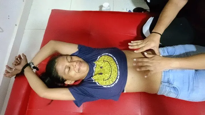 Tickling Touch - Airam's navel tickling