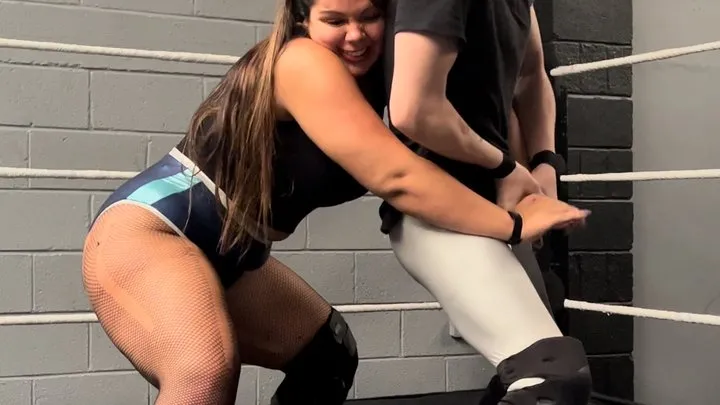 Power Girls Pro Wrestling - Female throws around male wrestling jobber