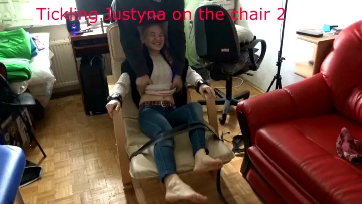Polish Tickling - Tickling Justyna on the chair 2 HD