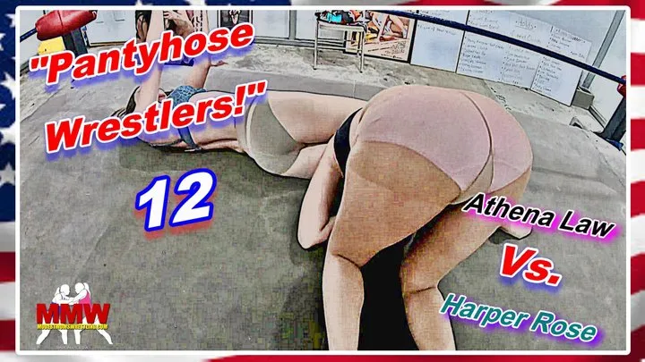 Modest Moms Wrestling - Pantyhose Wrestlers! 12 WMV