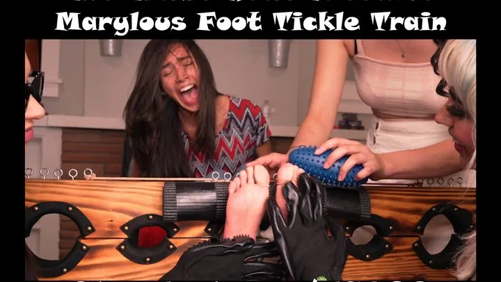 The Tickle Room - Marylous Foot Tickle Train!