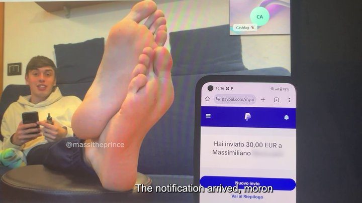 Massitheprince - Draining the slave on cam
