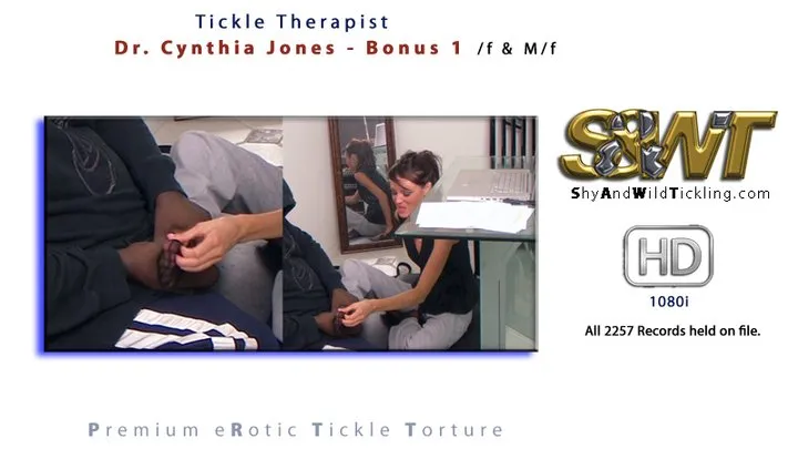 Ticklehotness C4s - Tickle Therapy: Dr Cynthia Jones - Bonus 1 - Self Tickling