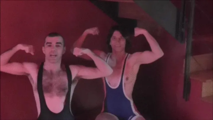 Wrestling Store. - KINIKU VS MALE CHALLENGER IN ARM-WRESTLING , THE LOSER REMAIN FULL NAKED