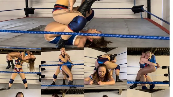 Power Girls Pro Wrestling - Fireman’s carry, bear hugs and piledriver attempts