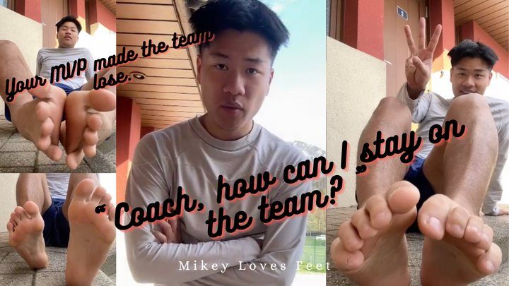 Mikeylovesfeet - Soccer Player Defeat- Jock Feet, Male Feet, Asian Guys Feet